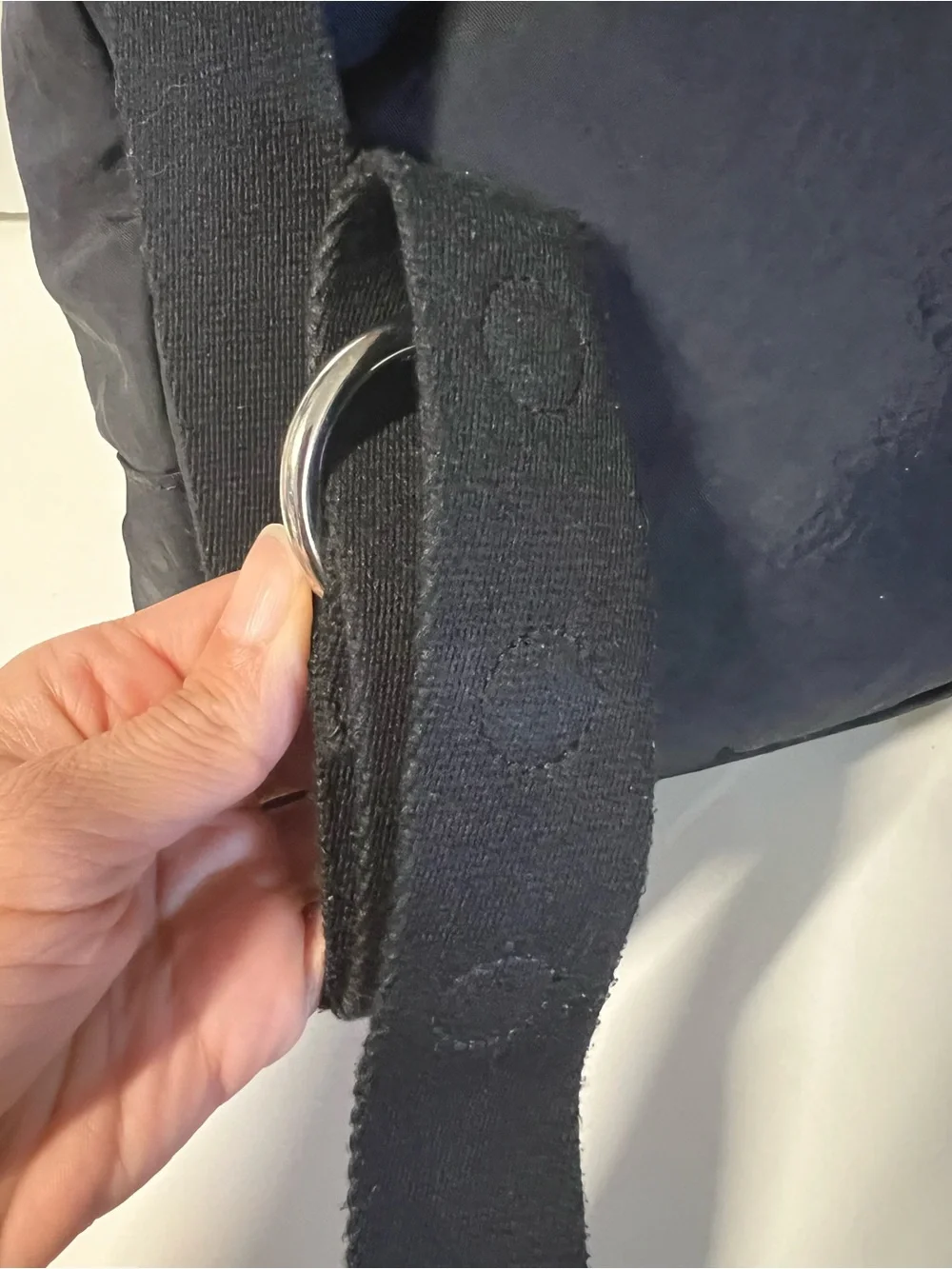 REBECCA MINKOFF Black Nylon Always On Regan Medium Backpack 15.5